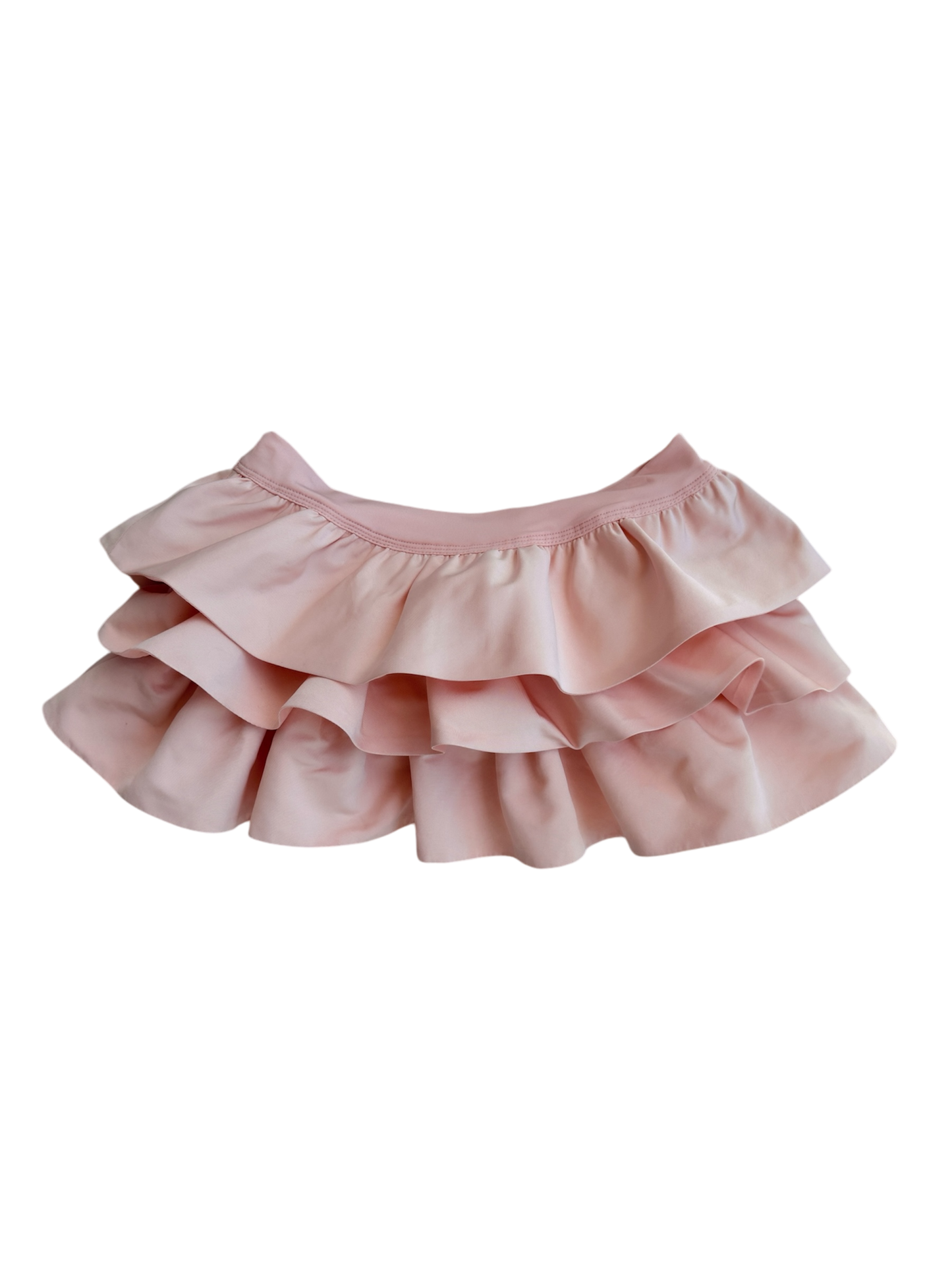 SILK RUFFLE MINI SKIRT