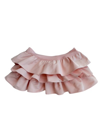 SILK RUFFLE MINI SKIRT