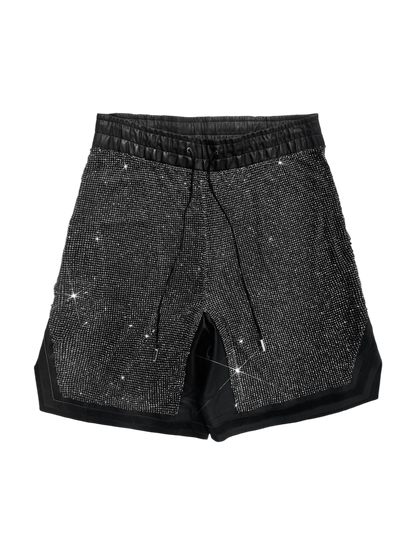 RHINESTONE BASKETBALL SHORTS