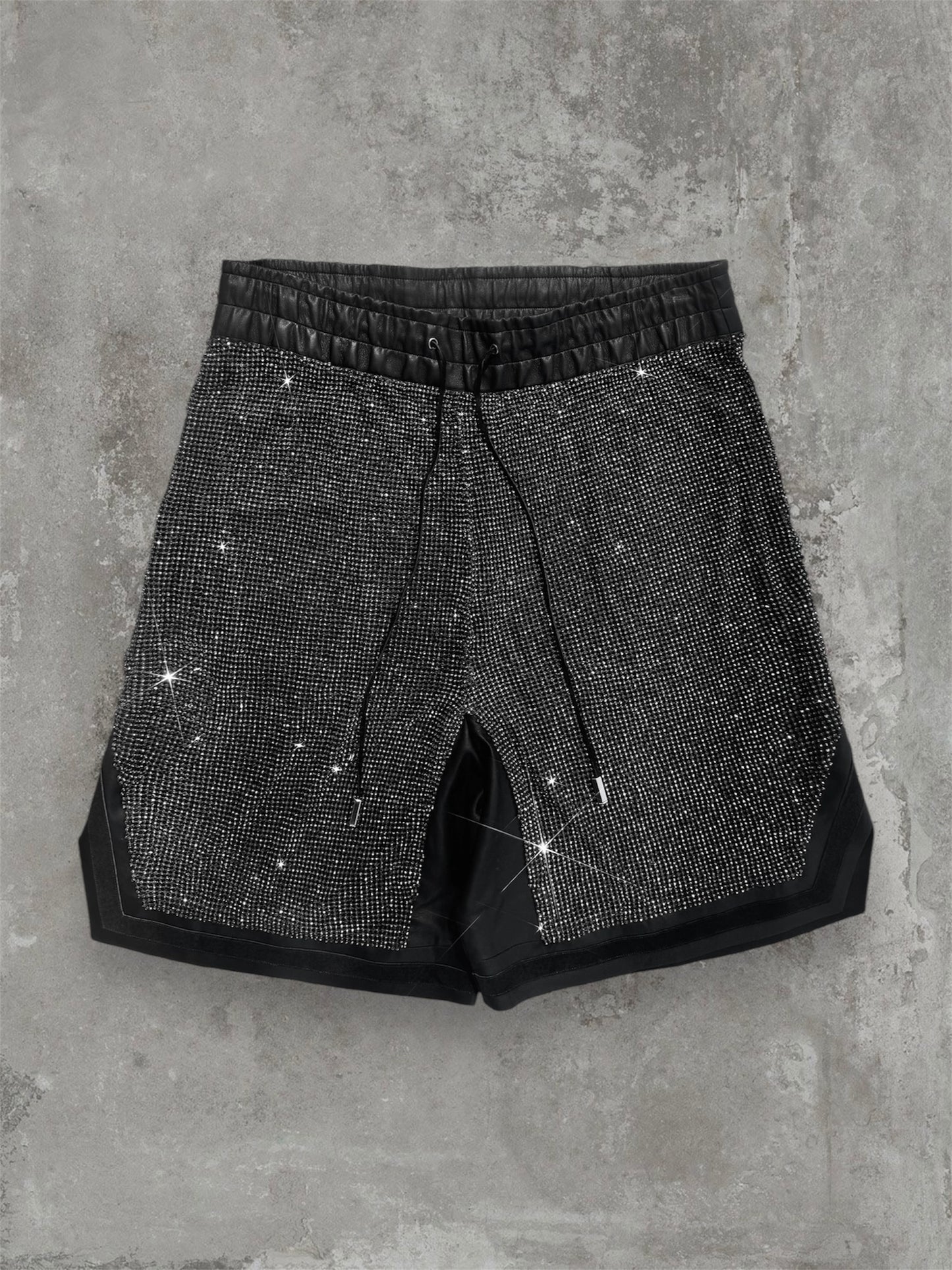 RHINESTONE BASKETBALL SHORTS